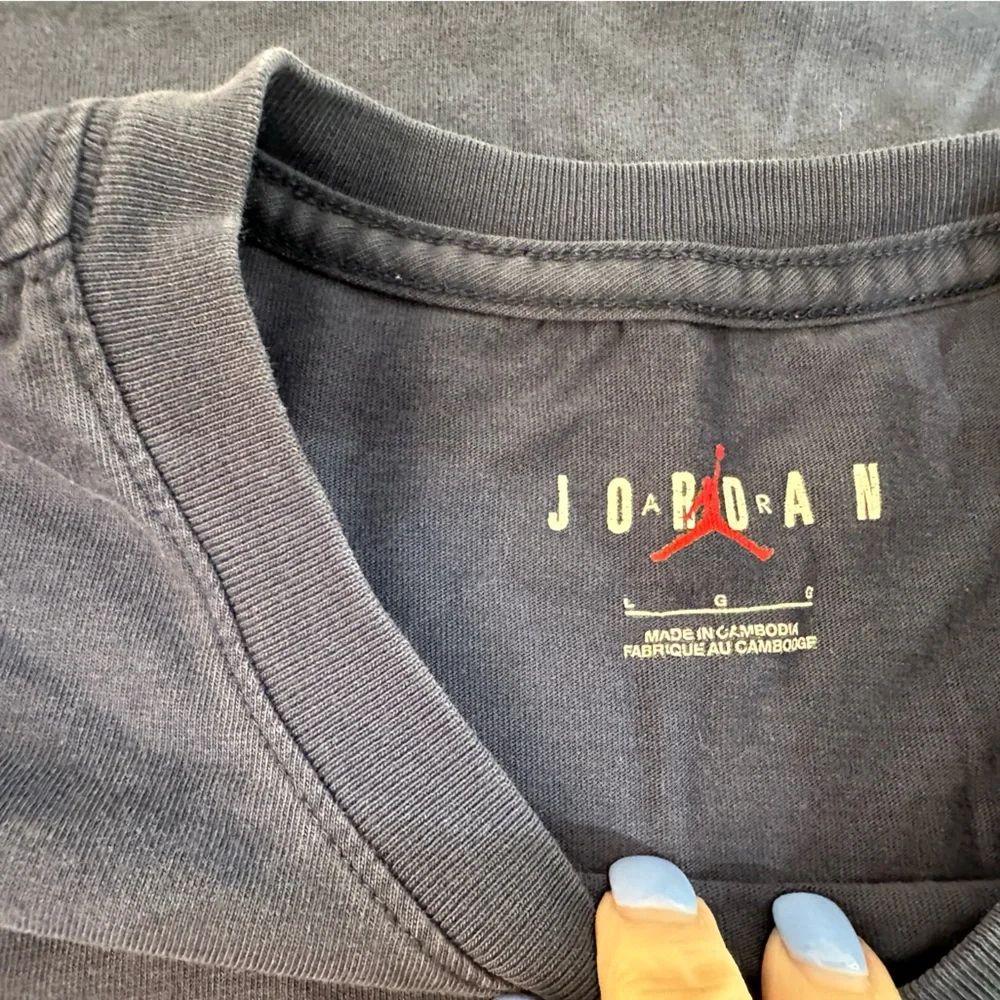 Jordan Men’s Graphic‎ T-Shirt Navy Blue Size M | Michael Jordan Collage Tee